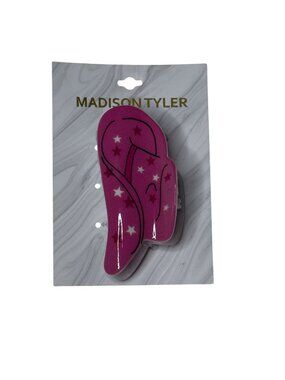 Madison Tyler Pink Star Cowboy Hat Hair Clip Western Accessory